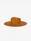 Livy Jr Straw Hat - Apricot Burgundy