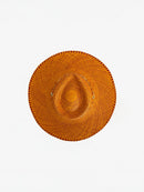 Livy Jr Straw Hat - Apricot Burgundy