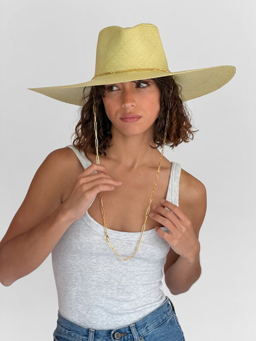 Livy Xl Straw Hat - Anise