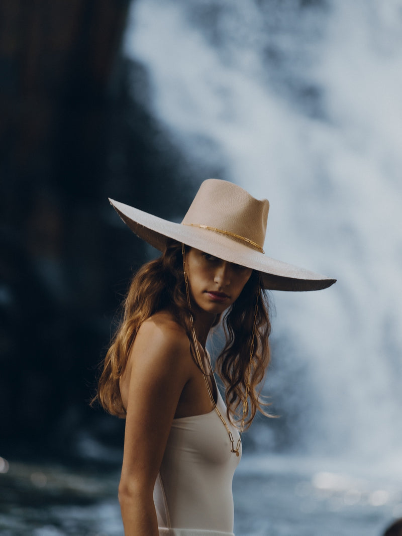 Livy Xl Straw Hat - Beige
