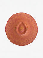 Livy Xl Straw Hat - Fuschia Apricot