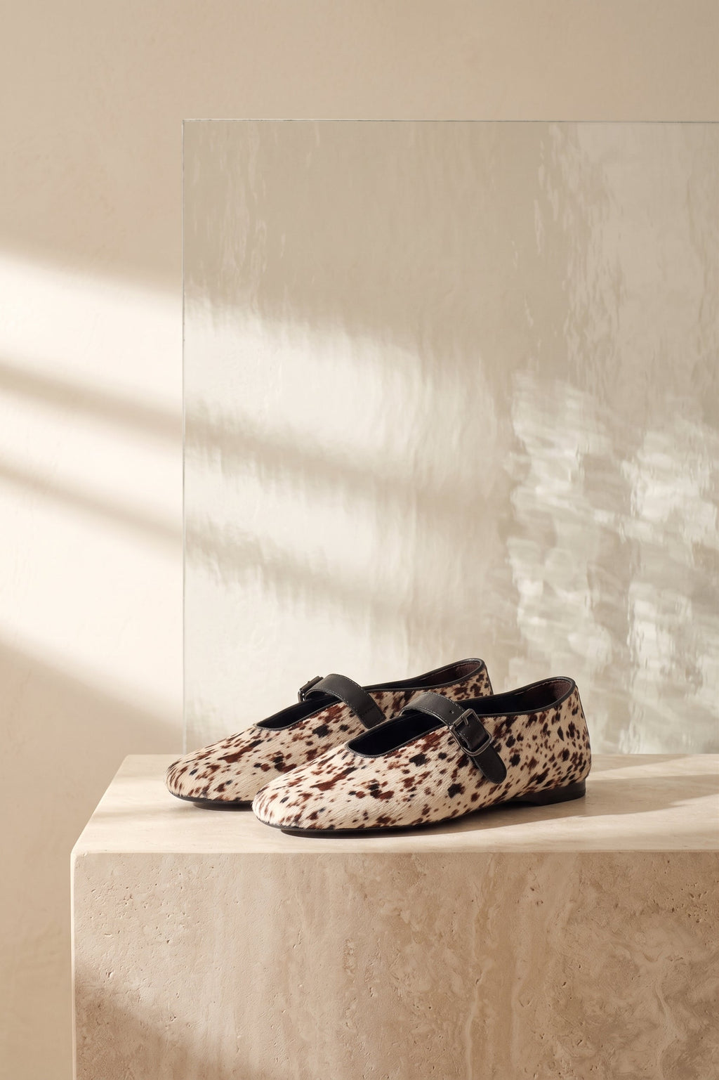 Ballerines Liza - Cow Print