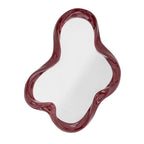 Violeta - Wall Mirror - Red - Polyresin