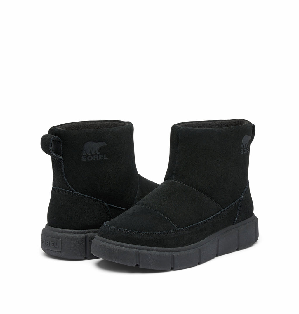 Bottes Imperméables Sorel Explorer™ Iii Slip-On - Black & Sea Salt - Femme