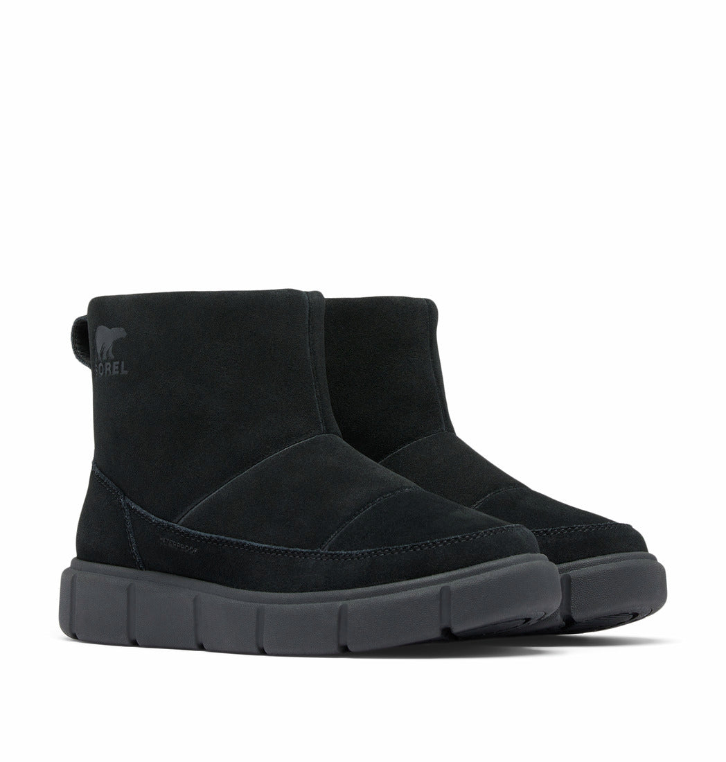 Bottes Imperméables Sorel Explorer™ Iii Slip-On - Black & Sea Salt - Femme