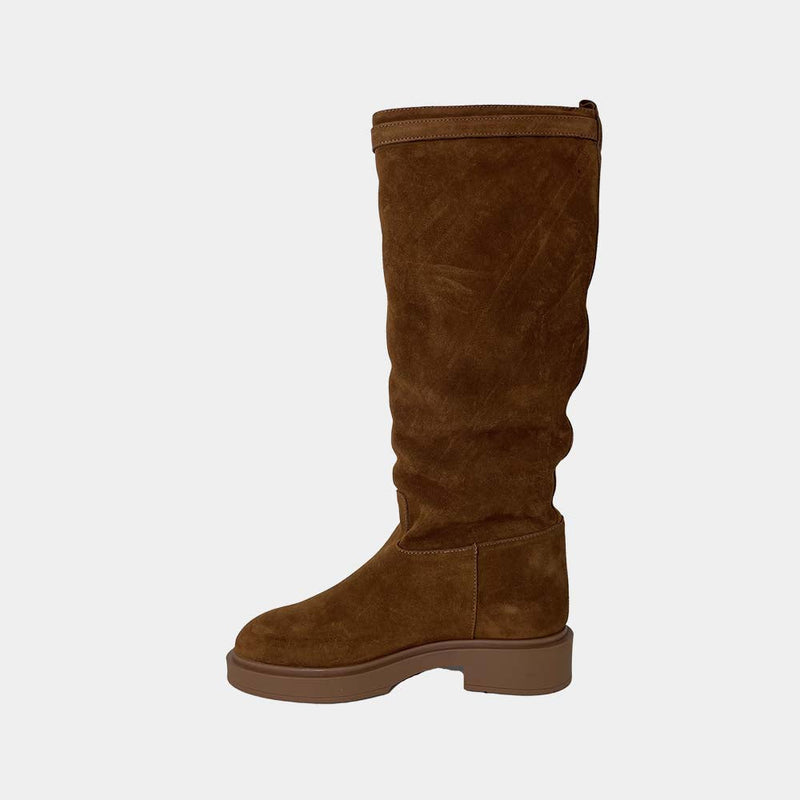 Bottes Ann Tuil Loe Bis M1048 - Velours Camel