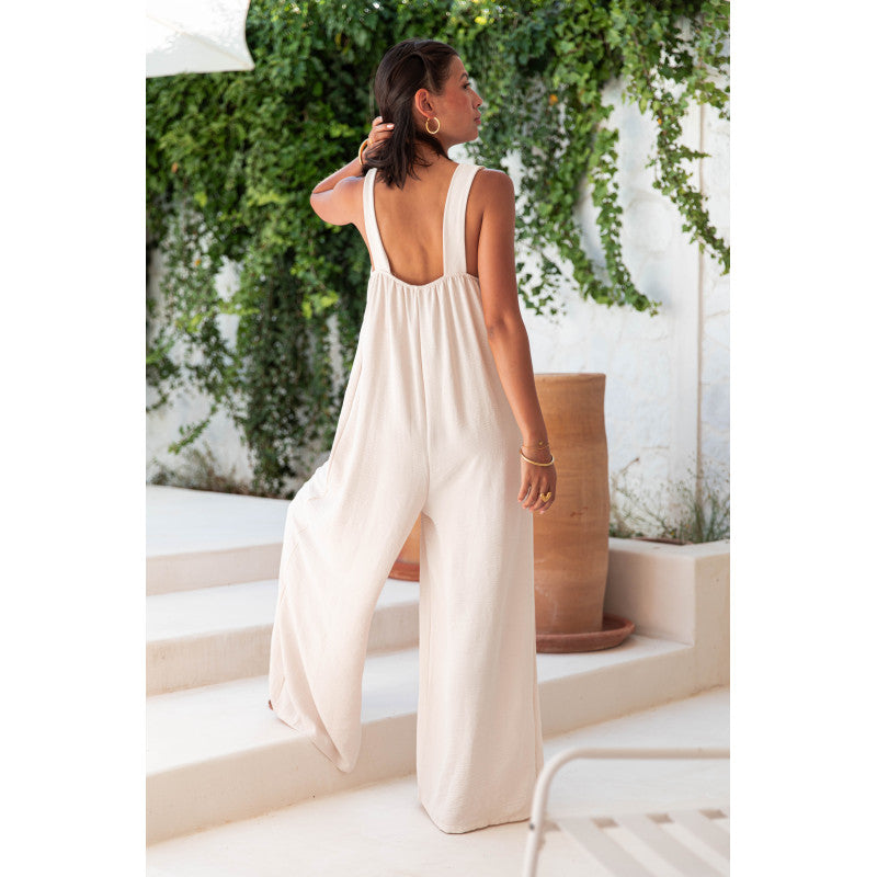 Loïs Beige - Combinaison Fluide