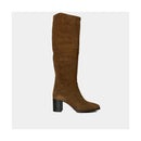 Bottes Ann Tuil London - Velours Camel