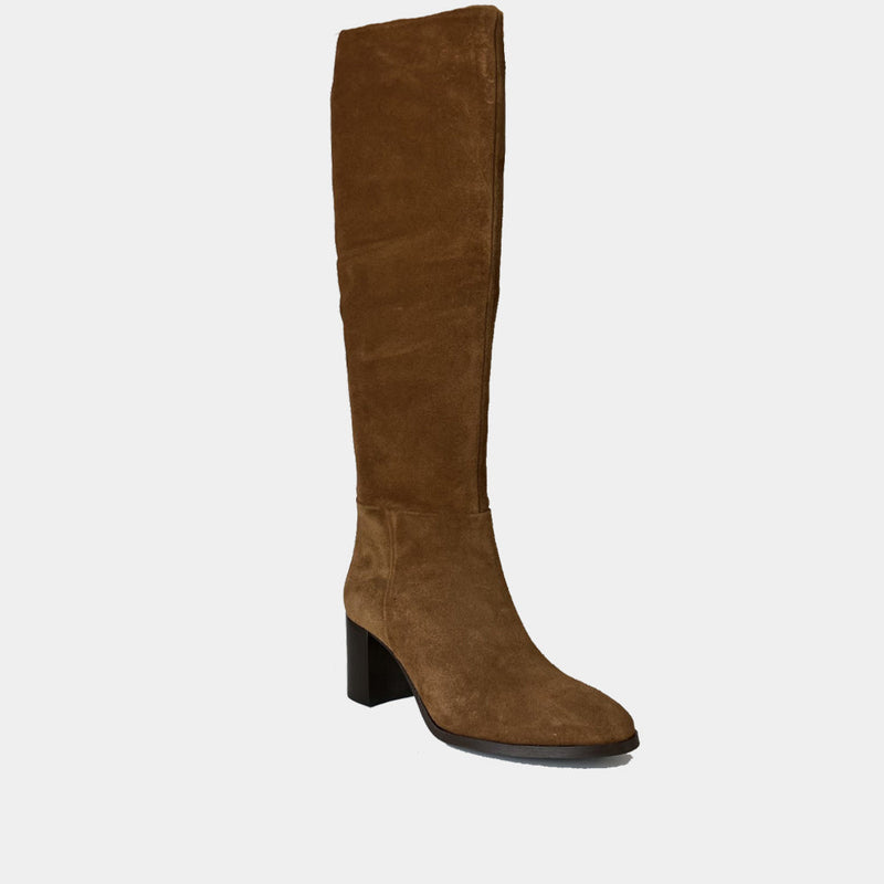 Bottes Ann Tuil London - Velours Camel