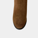 Bottes Ann Tuil London - Velours Camel