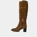 Bottes Ann Tuil London - Velours Camel