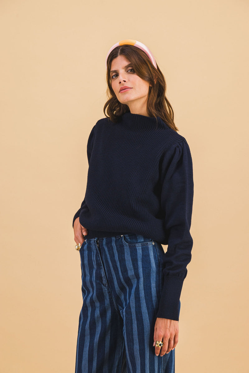 Le Pull Léo Navy