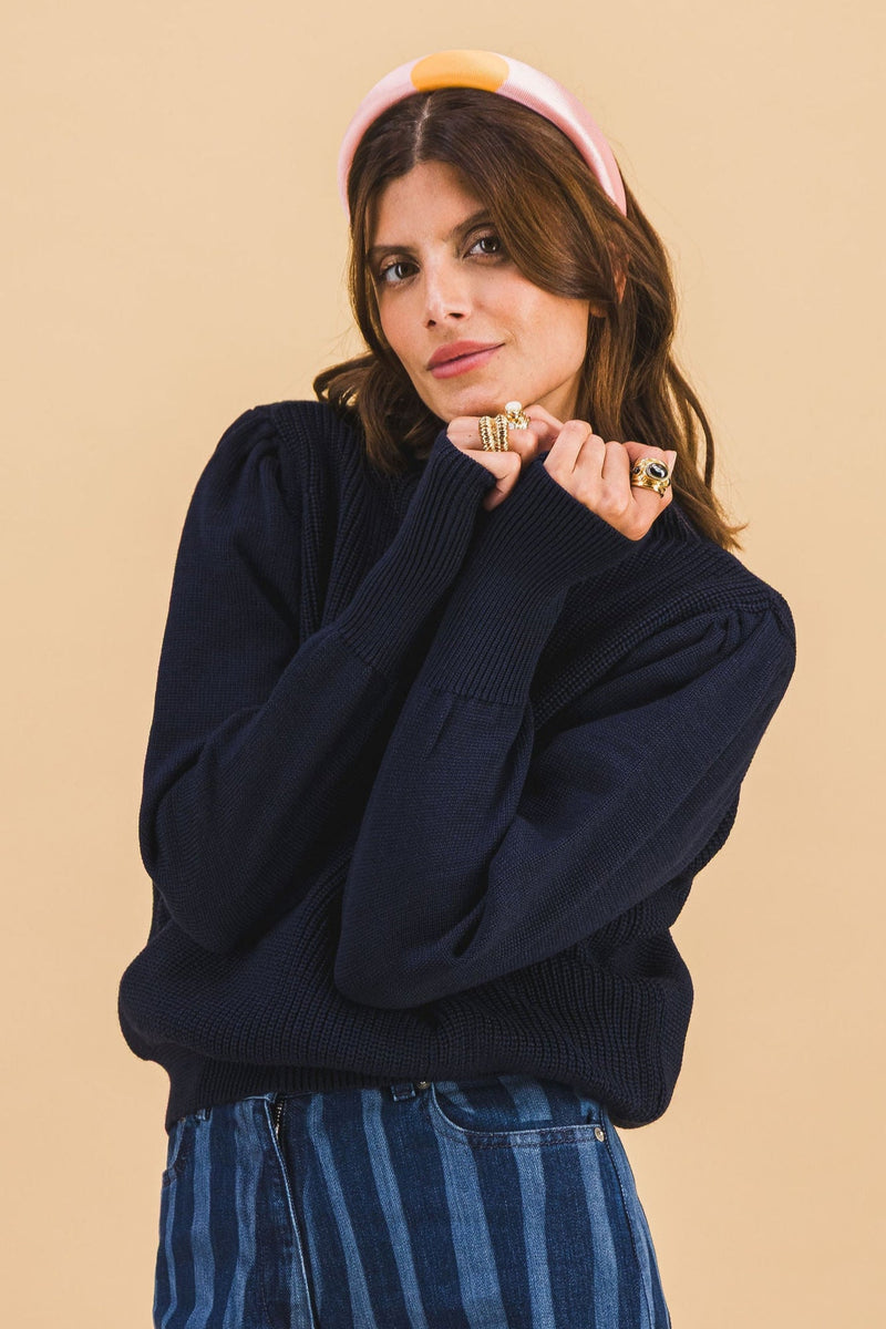 Le Pull Léo Navy