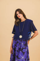 Top En Laine Tiana Marine