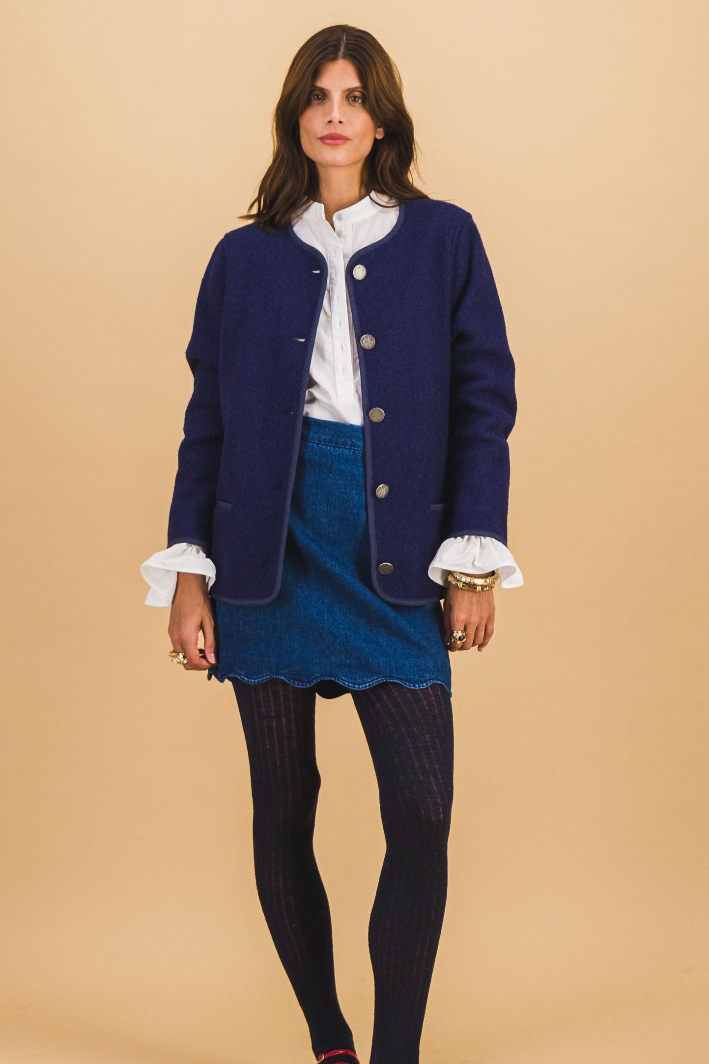 Jupe Brune Denim