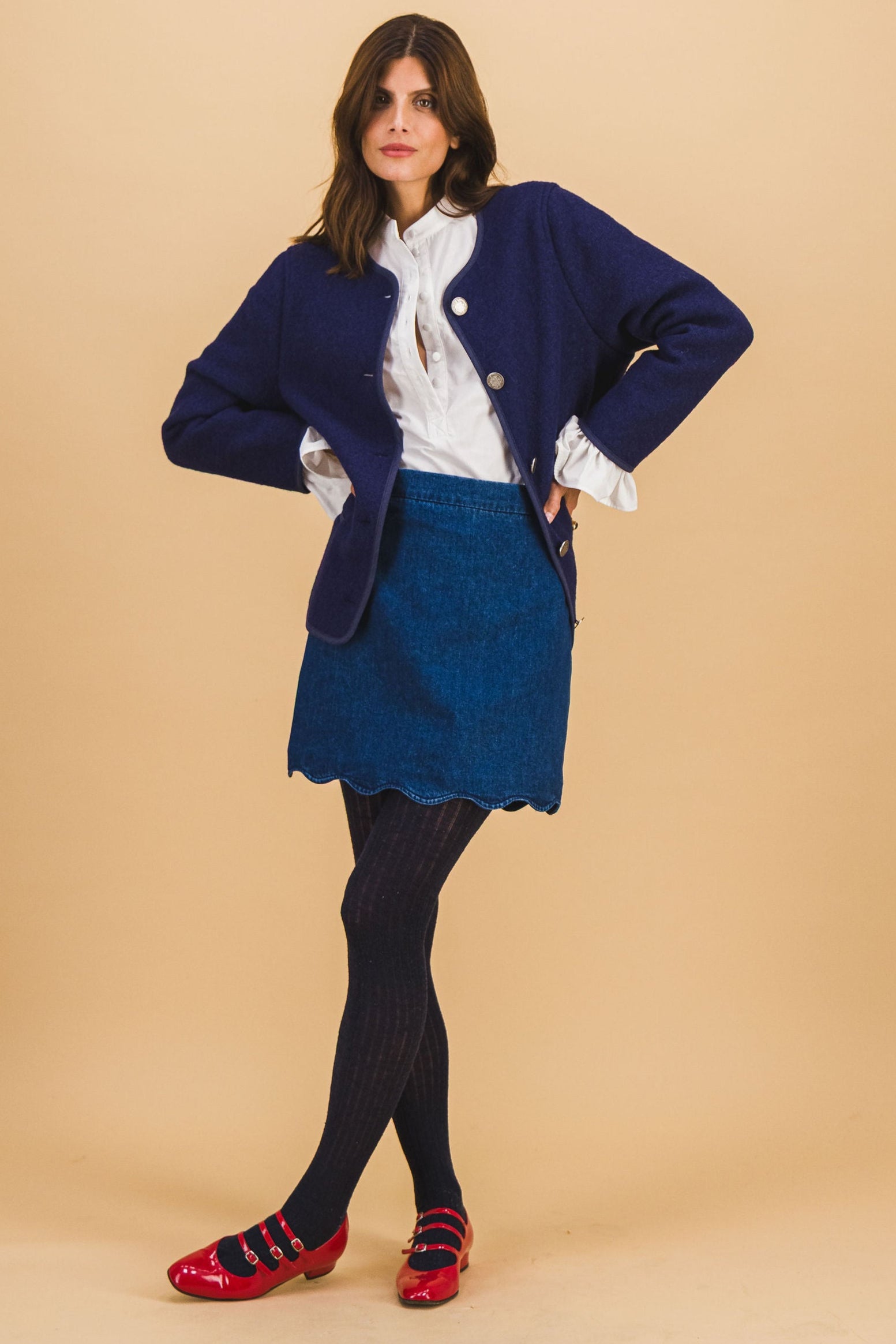 Jupe Brune Denim