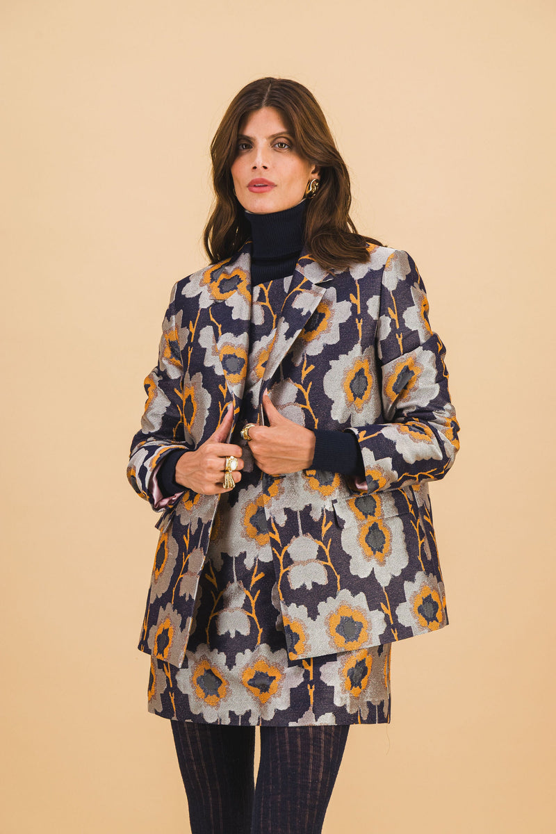 Veste Ambre Fleurs Pixel