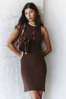 Vestido Silvana - Marrón