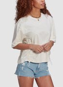 Adidas - Tee-Shirt Drawcords Loose - Chalk White - Femme