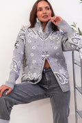 LORYS Gris - Gilet Bandana