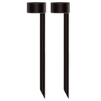 Forty - Baliza solar - Acero - Negro