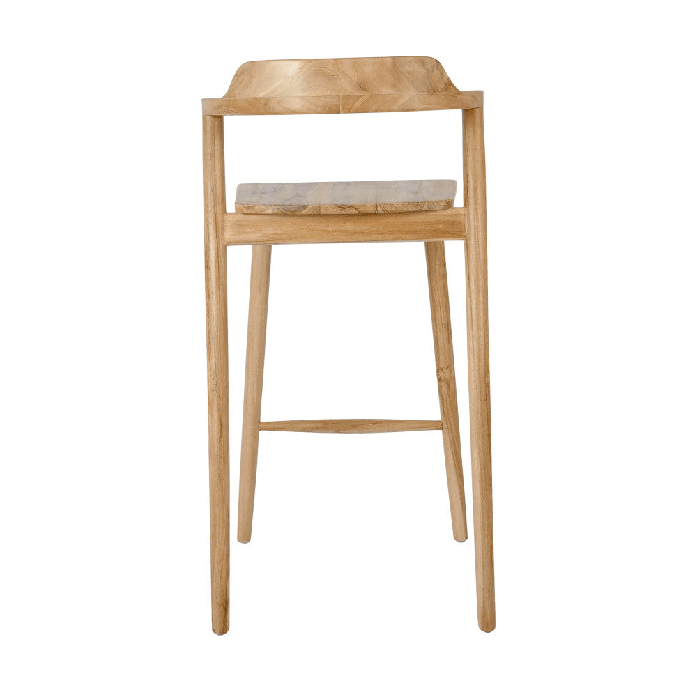 Joko - Lote de 2 sillas de bar - Teca - Madera