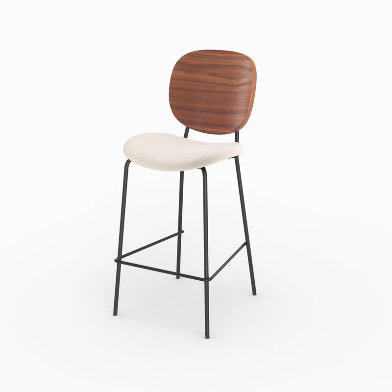 Set of 2 Simone Bar Stools - Beige