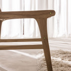 Basuki - Set Of 2 Chairs - Teak And Cane - Light Wood