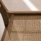 Basuki - Set Of 2 Chairs - Teak And Cane - Light Wood