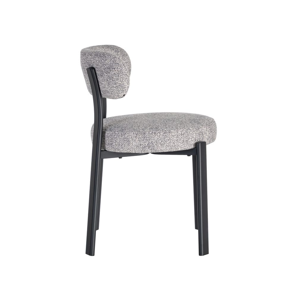 Oka - Set of 2 chairs - Flecked fabric - Grey