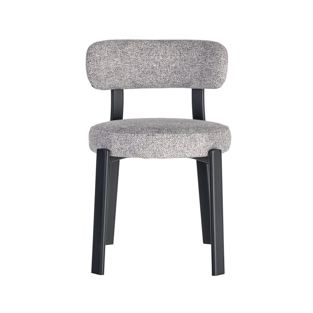 Oka - Set of 2 chairs - Flecked fabric - Grey