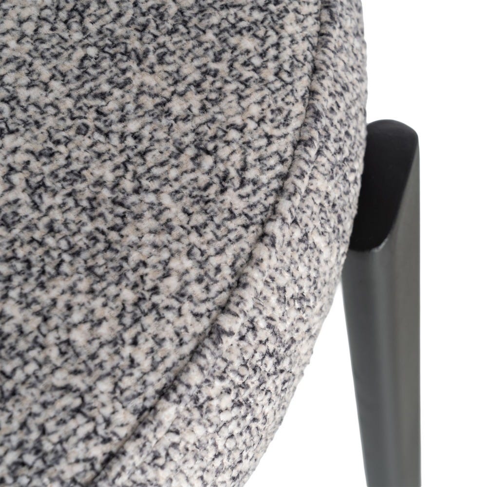 Oka - Set of 2 chairs - Flecked fabric - Grey