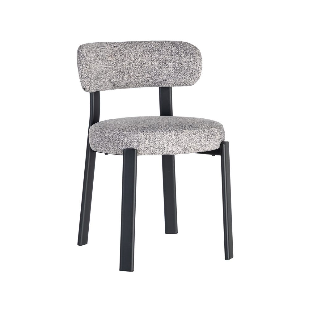Oka - Set of 2 chairs - Flecked fabric - Grey