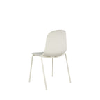 Linda - Set Of 2 Chairs - Fabric And Metal Beige Legs - Beige