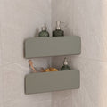 Les Apaisants - Lot De 2 Étagères D'Angle - Acier - Gris Olive