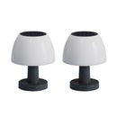 Lot De 2 Lampes De Table Solaire - Lumina - Blanc