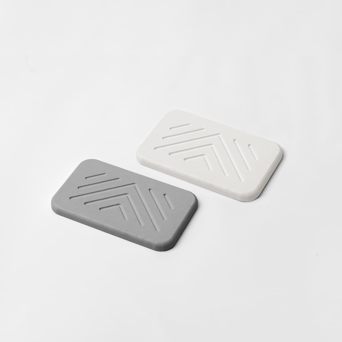 Set Of 2 Diatomite Stone Soap Dishes