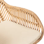 Nunuhai - Set of 2 Bar Stools - Rattan - Beige