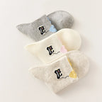 Lot De 3 Chaussettes Mi-Hautes Chat & Ballon Coeur