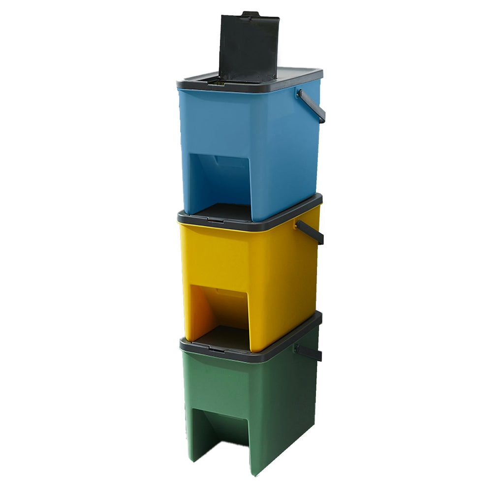 3 Bergen Sorting Bin - 3X20L - Multicolor
