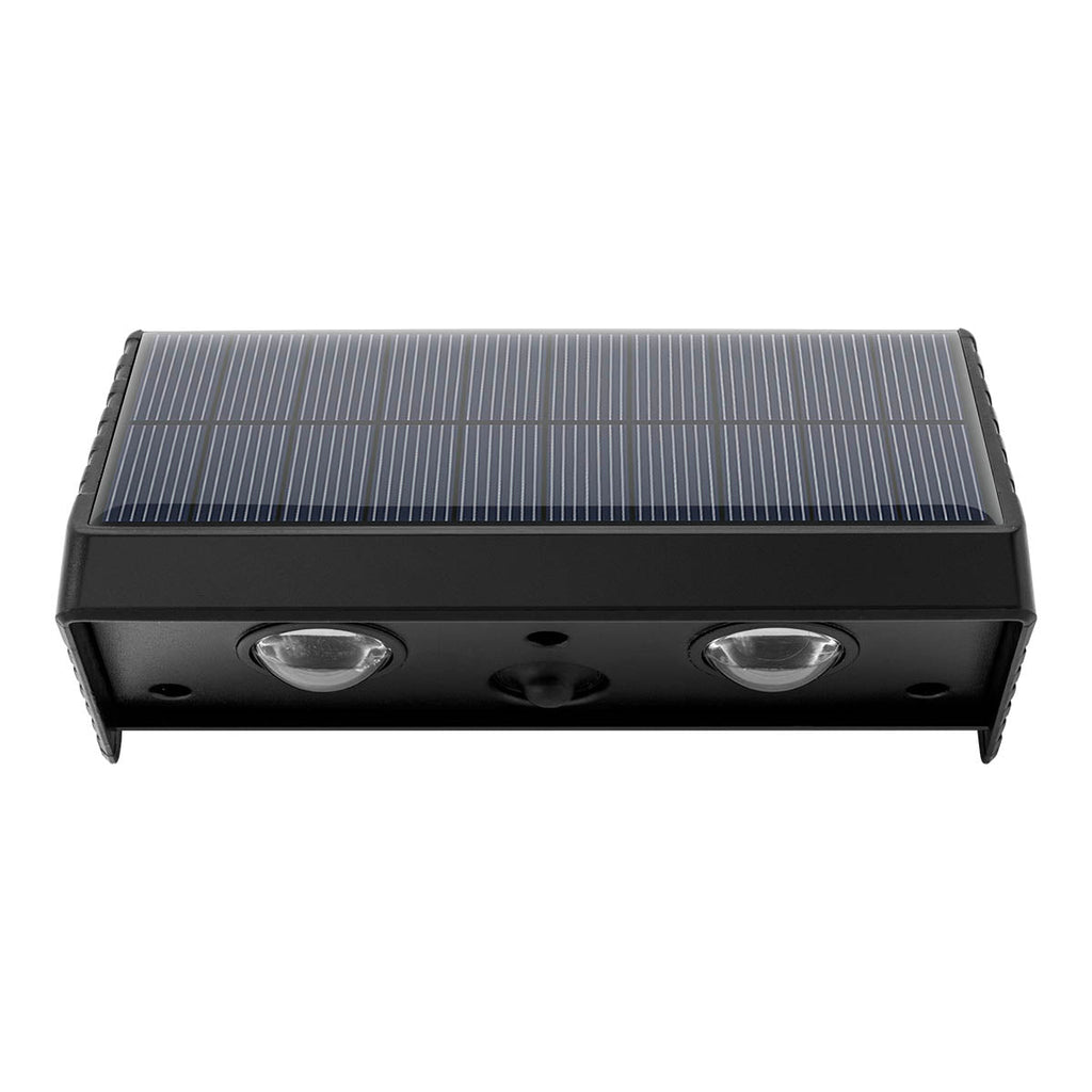 Kyla - Solar Wall Lamp - Plastic - Black