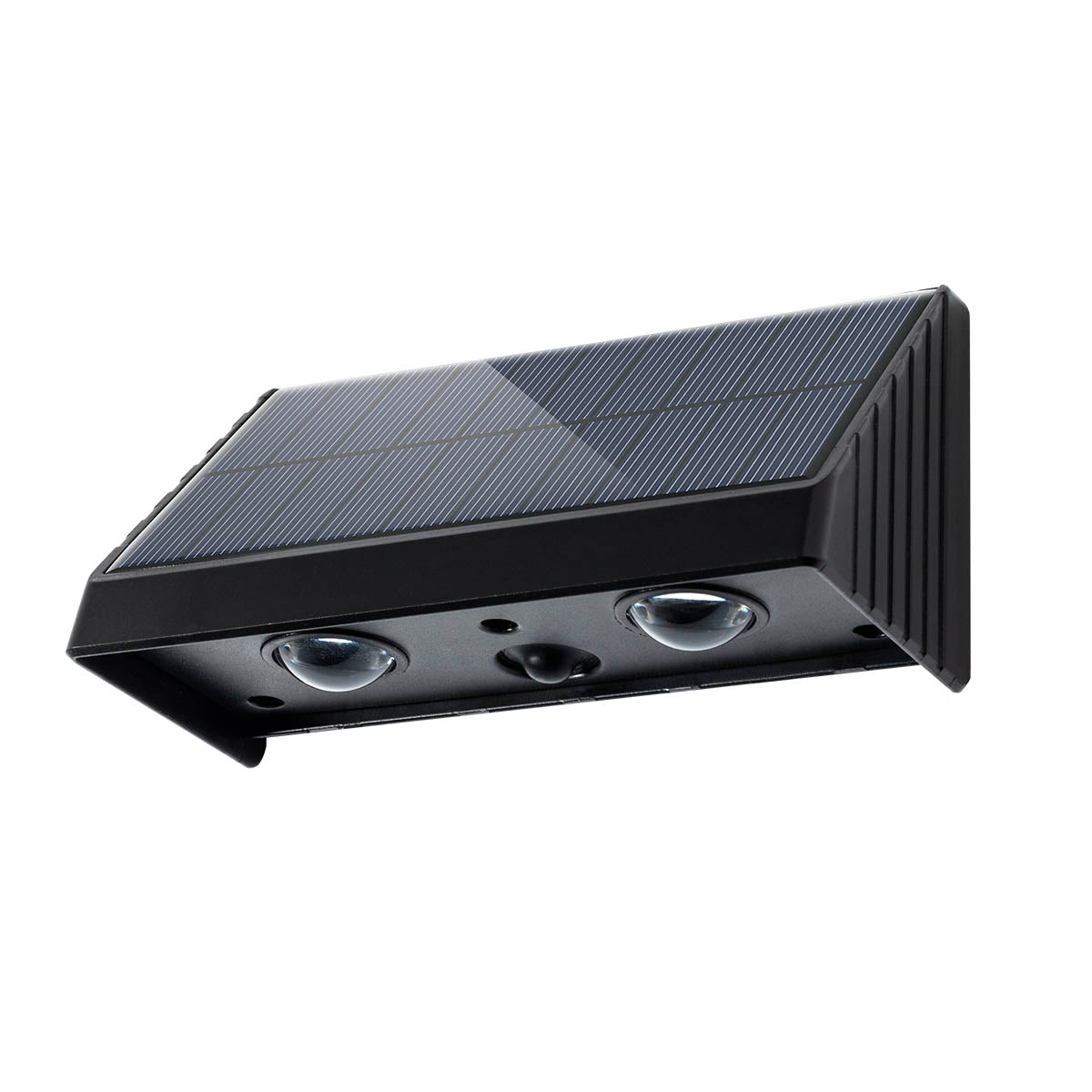 Kyla - Solar Wall Lamp - Plastic - Black
