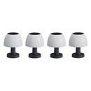 Lot De 4 Lampes De Table Solaire Led - Lumina - Blanc