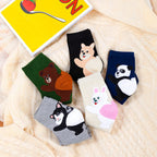 Lot De 5 Chaussettes Hautes Animaux Talons