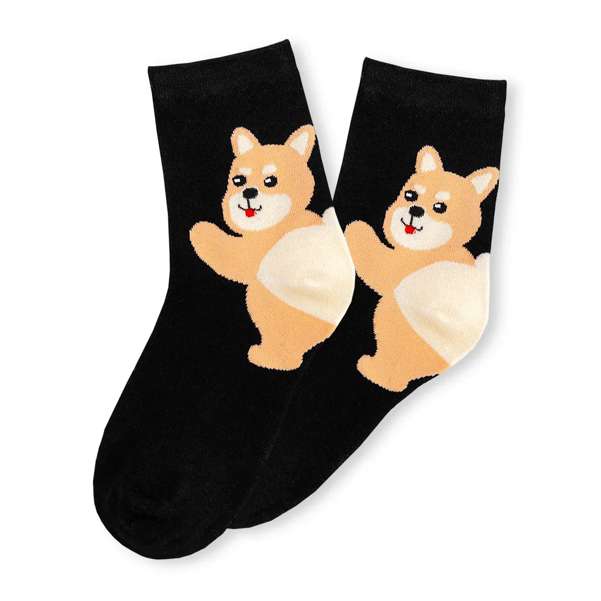 Lot De 5 Chaussettes Hautes Animaux Talons