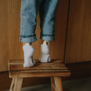 Lot De 5 Chaussettes Languette Coeur Doré Enfants