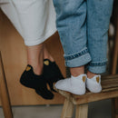 Lot De 5 Chaussettes Languette Coeur Doré Enfants