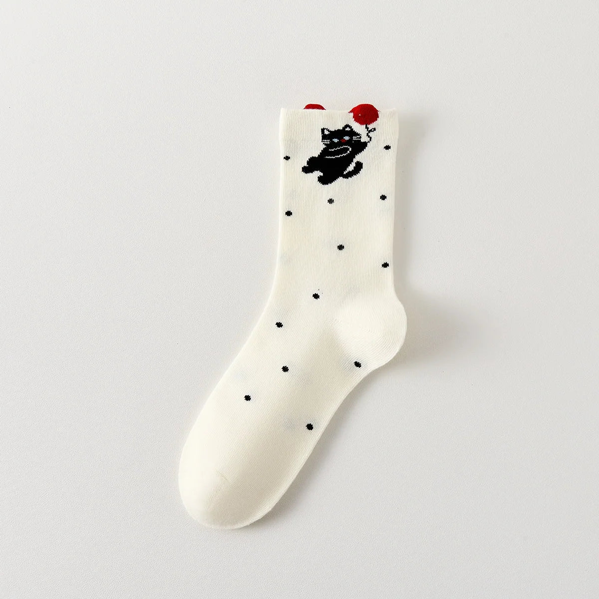 Lot De 3 Chaussettes Hautes Chat & Ballon