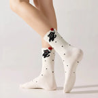 Lot De 3 Chaussettes Hautes Chat & Ballon