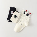 Lot De 3 Chaussettes Hautes Chat & Ballon